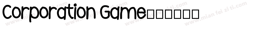 Corporation Game字体转换
